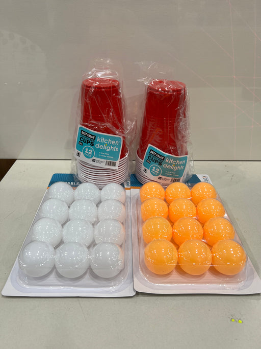 Australian beer pong set for party and BBQ entertainment