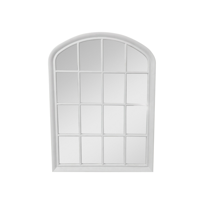 77x55cm White Arched Mirror (Window Box) | Living room decorations by Casaliving