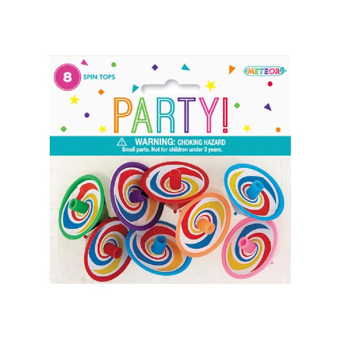 8 Spin Tops