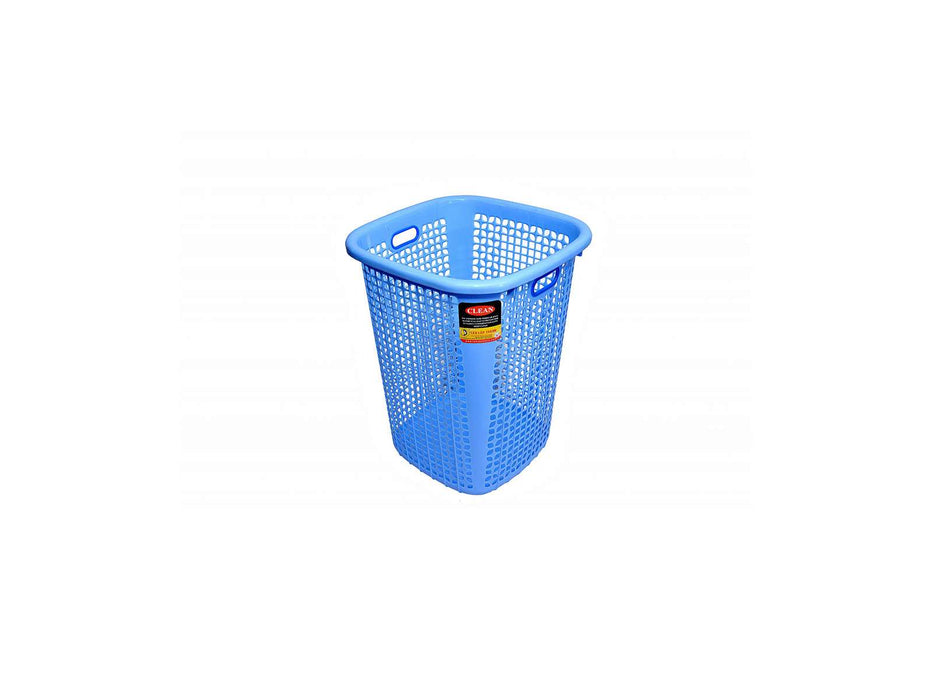 Laundry Basket Square 80L Strong Clothes Container Bathroom Organisation Open Top No Lid Durable