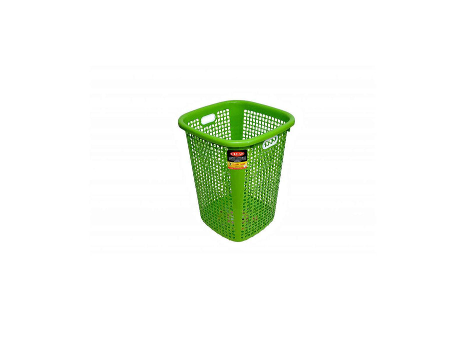 Laundry Basket Square 80L Strong Clothes Container Bathroom Organisation Open Top No Lid Durable