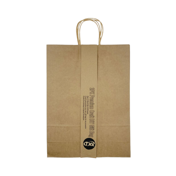 Brown Craft Paper Bags (31 × 42 × 13 cm) 2pcs