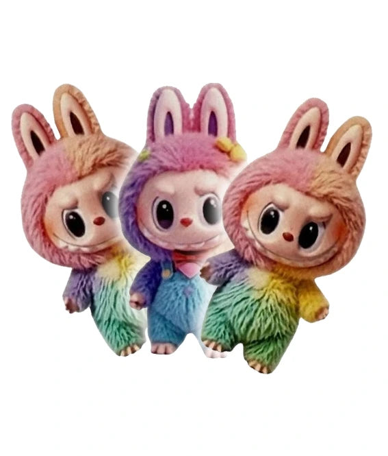 Labubu Rainbow Into the Wild V4 – Lafufu Limited Edition Designer Art Collectible Figure