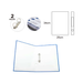 A4 2D-Ring Insert Binder Blue