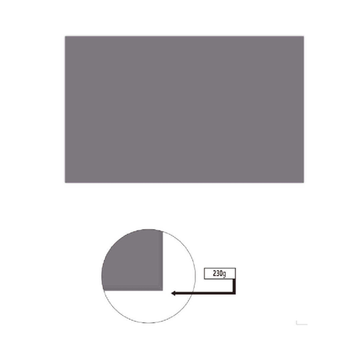 A4 Cardboard 230g 50pcs Gray