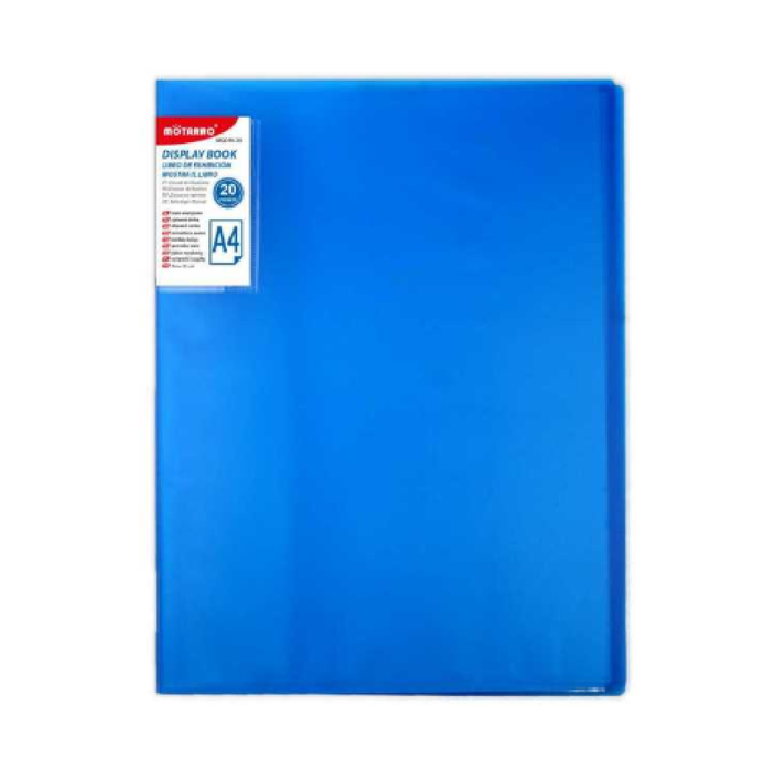 A4 Display Book 20pages Assorted Color