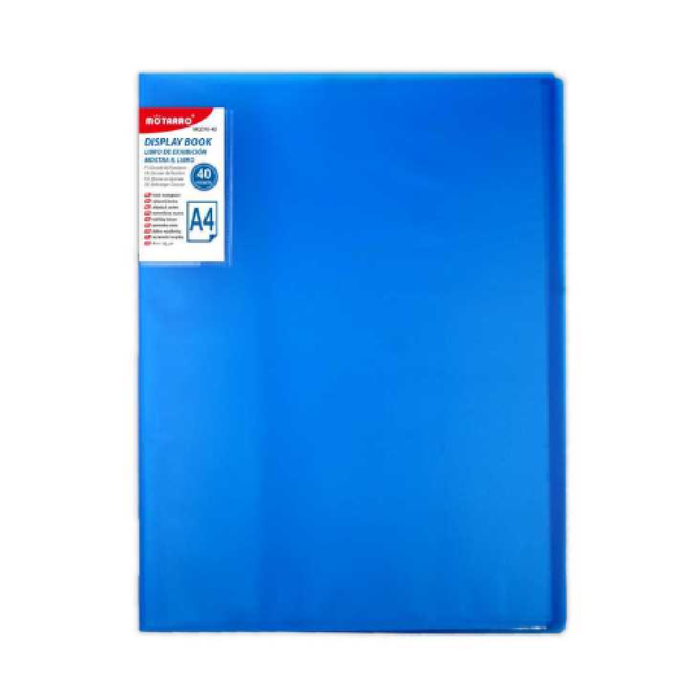 A4 Display Book 40pages Assorted Color