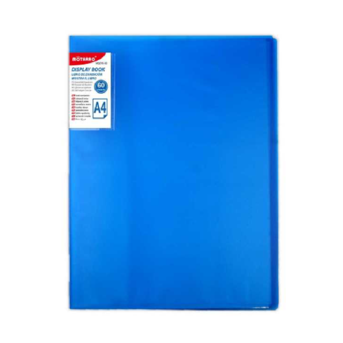 A4 Display Book 60pages Assorted Color