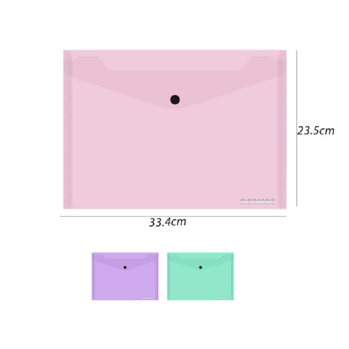 A4 Document Wallet Pink Color
