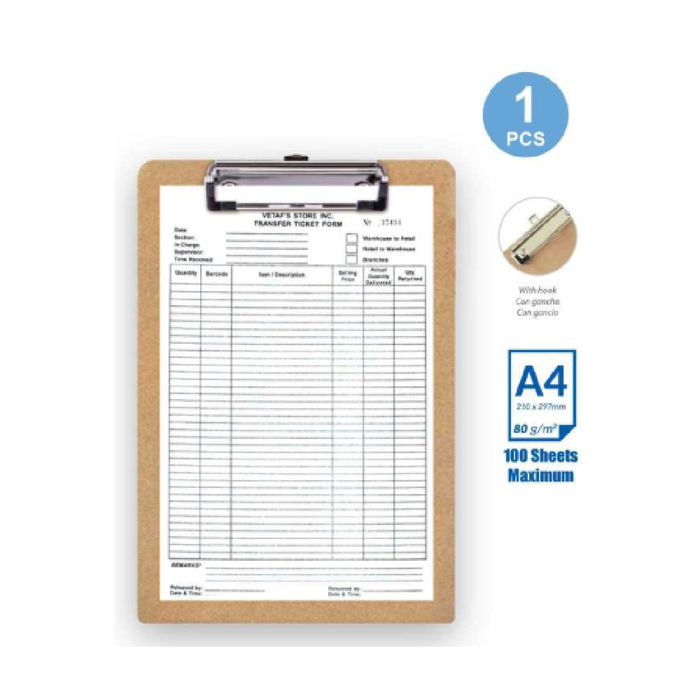 A4 MDF Clipboard