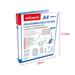 A4 Refillable Display Book 40 Sheets Blue