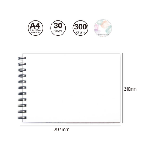 A4 Watercolor Paper Pad 300g 30sheets