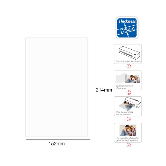 A5 Laminating Pouches 125 Micron 10 packs