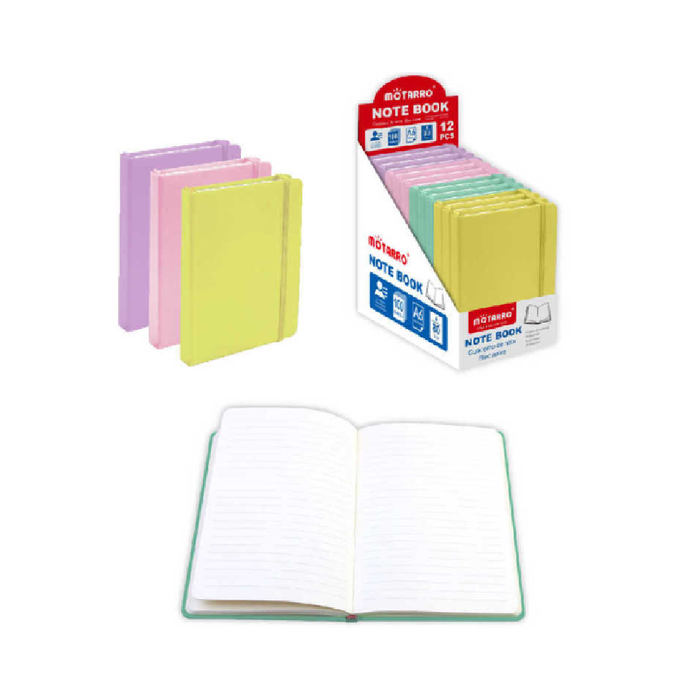 A6 Hard Cover Notebook 80g 100pages Colored