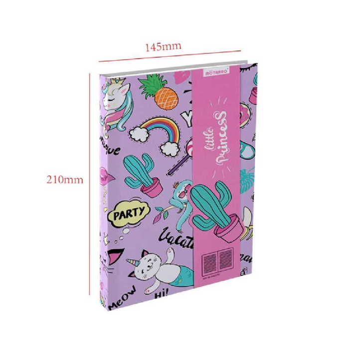 A6 Notebook 4 Assorted Cartoon 80g 100page