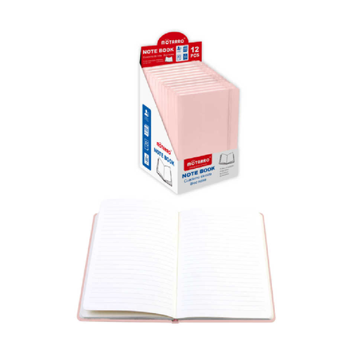 A7 Hard Cover Notebook 80g 100pages Pink