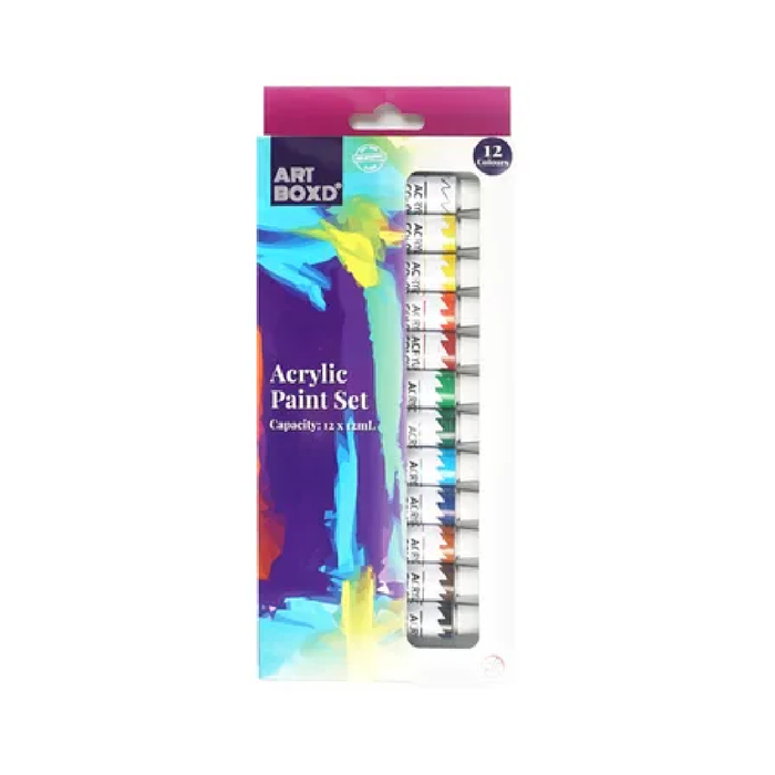 12Ml Acrylic Paint Tube  Set/12 [48/6]