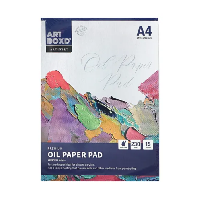 A4 Artistry Premium Oil Paper Pad 15 Sheets