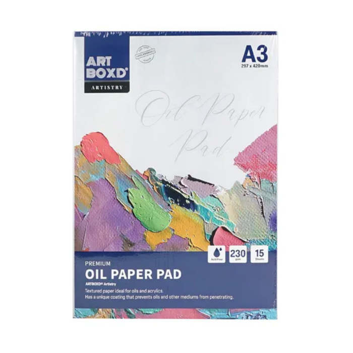 A3 Artistry Premium Oil Paper Pad 15 Sheets