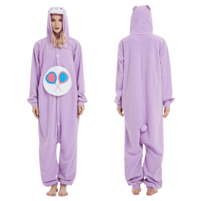 Adults Care Bears Onesie Share Bear Purple Costume Adult &amp; Kids Party Costumes by Casaliving&nbsp;