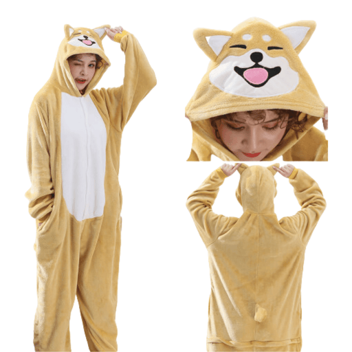 Adults Corgi Onesie Animal Kigurumi Costume Pajamas Party Adult &amp; Kids Party Costumes by Casaliving&nbsp;