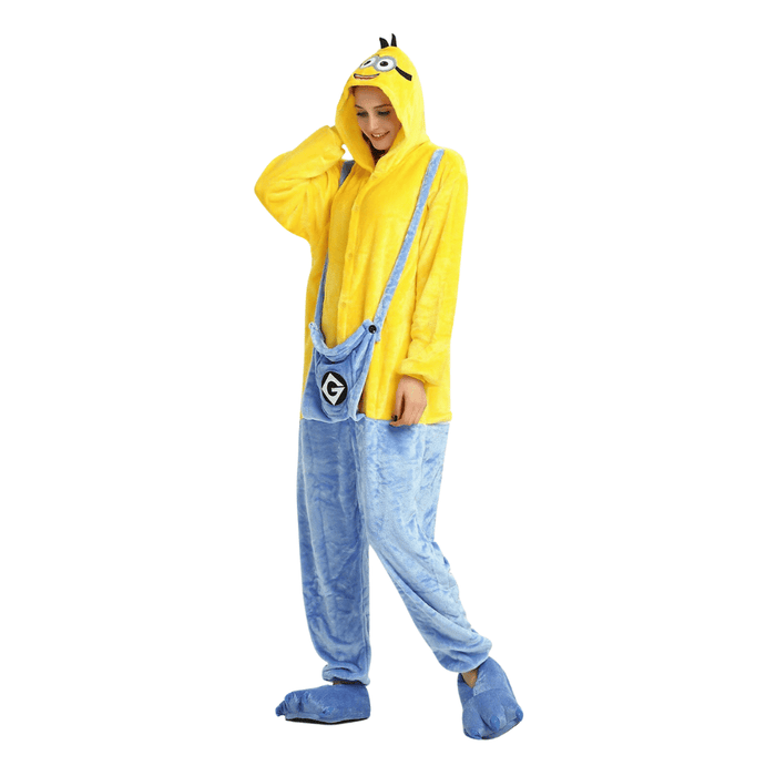 Adults Despicable Me Minion Onesie Kigurumi Pajamas Costume Adult &amp; Kids Party Costumes by Casaliving&nbsp;