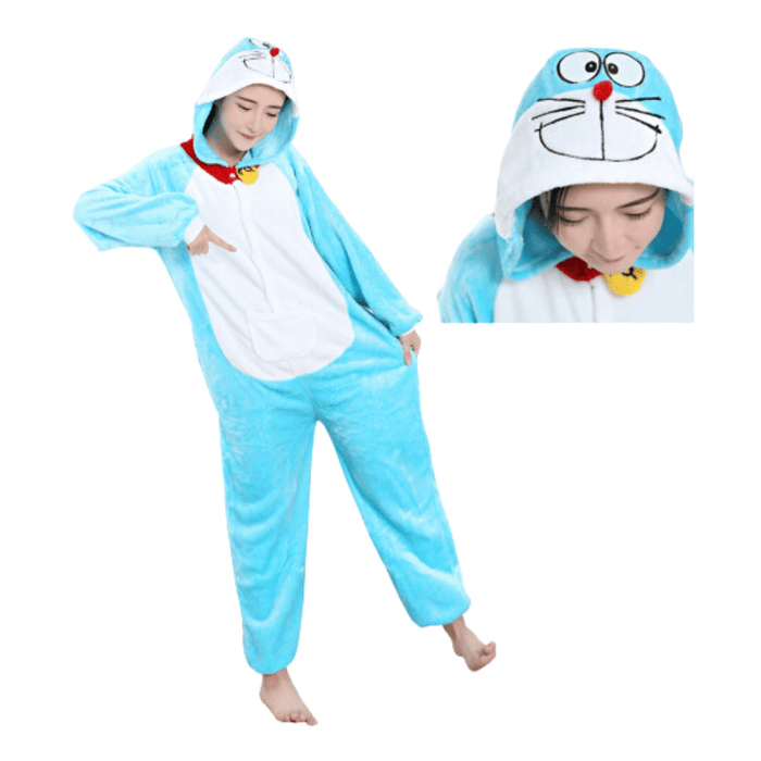 Adults Doraemon Onesie Animal Kigurumi Costume - Adult &amp; Kids Party Costumes by Casaliving&nbsp;