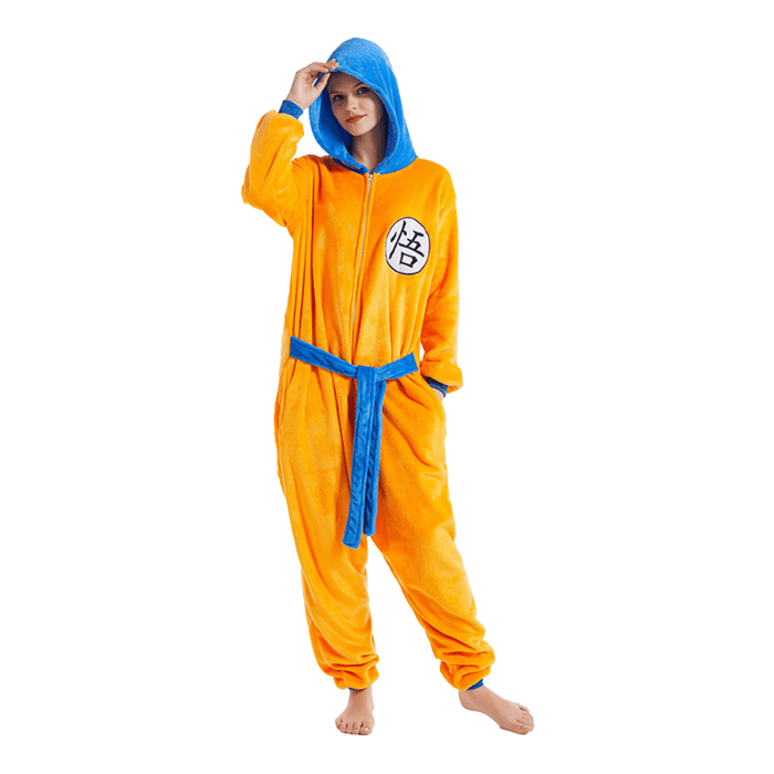 Adults Dragon Ball Onesie Goku Costume - Adult &amp; Kids Party Costumes by Casaliving&nbsp;