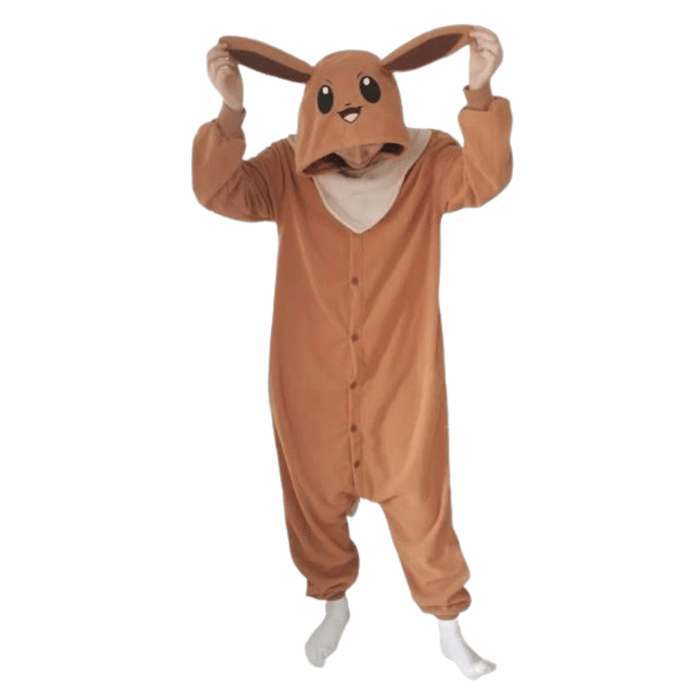 Adults Eevee Onesie Pokemon Costume  - Adult &amp; Kids Party Costumes by Casaliving&nbsp;