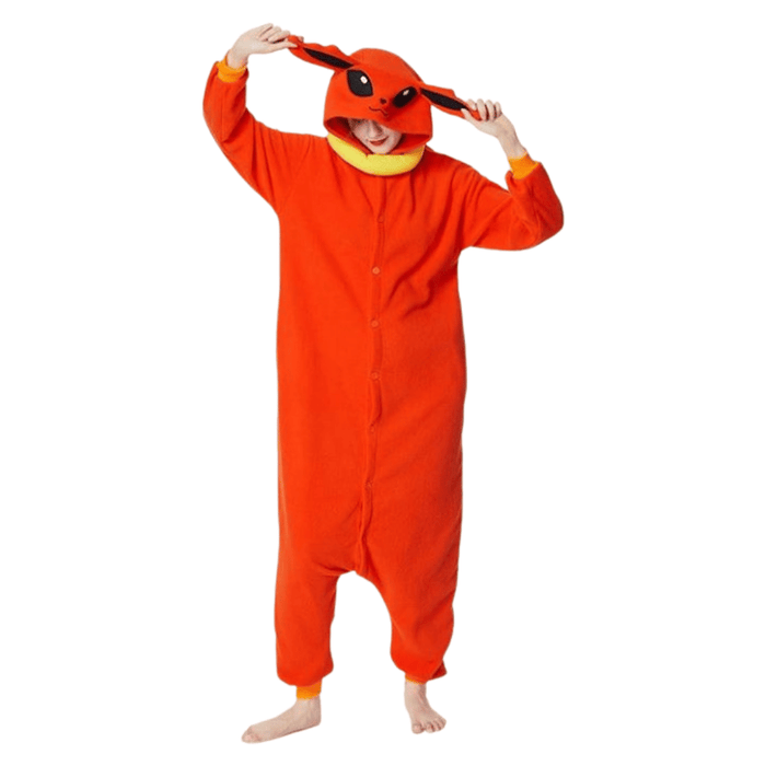 Adults Flareon Onesie Pokemon Costume  - Adult &amp; Kids Party Costumes by Casaliving&nbsp;