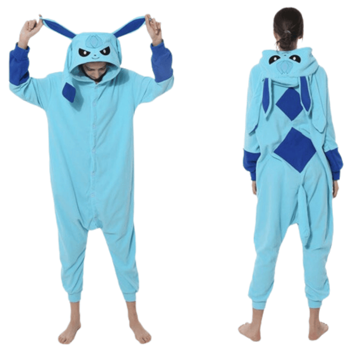 Adults Glaceon Onesie Pokemon Costume Kigurumi Pajamas  Adult &amp; Kids Party Costumes by Casaliving&nbsp;