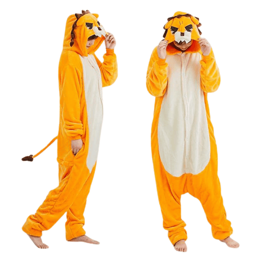 Adults Lion Onesie Kigurumi Pajamas Costume - Adult &amp; Kids Party Costumes by Casaliving&nbsp;