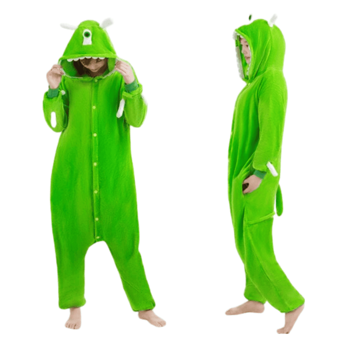 monsters inc mike costume adults Adults Monsters Inc Mike Onesie Kigurumi Costume
