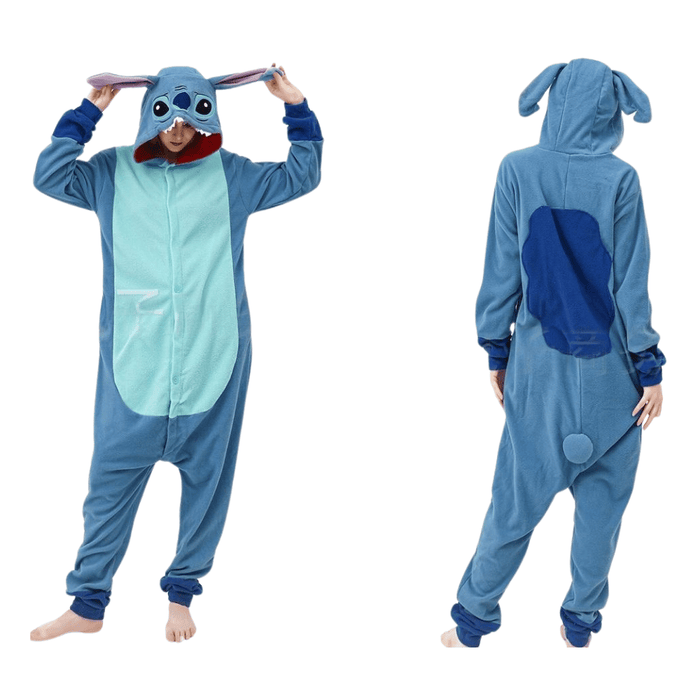 Adults New Stitch Onesie Animal Kigurumi Costume - Adult &amp; Kids Party Costumes by Casaliving&nbsp;