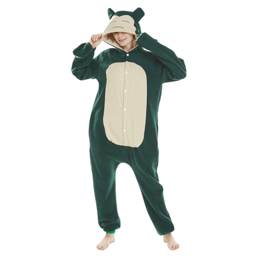 Adults Snorlax Onesie Pokemon Costume Kigurumi Pajamas Adult &amp; Kids Party Costumes by Casaliving&nbsp;