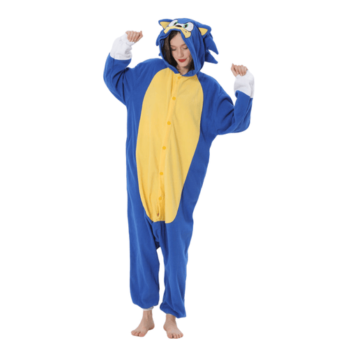 Adults Sonic the Hedgehog Onesie Costume  Adult &amp; Kids Party Costumes by Casaliving&nbsp;