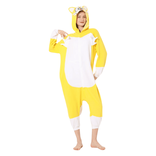 Adults Sonic the Hedgehog Tails Onesie Costume - Adult &amp; Kids Party Costumes by Casaliving&nbsp;