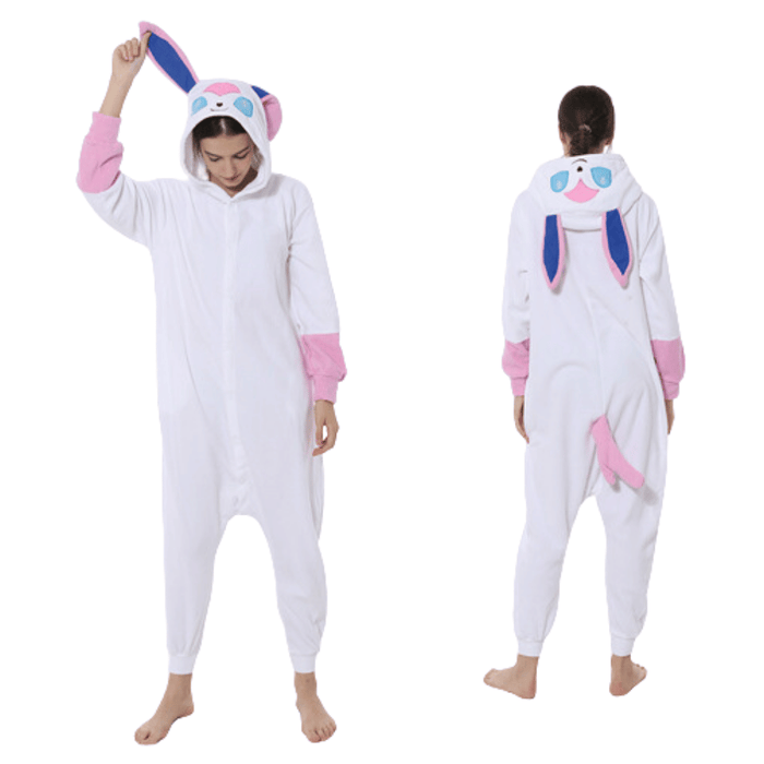 Adults Sylveon Onesie Pokemon Costume - Adult &amp; Kids Party Costumes by Casaliving&nbsp;