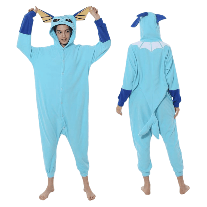 Adults Vaporeon Onesie Pokemon Costume - Adult &amp; Kids Party Costumes by Casaliving&nbsp;