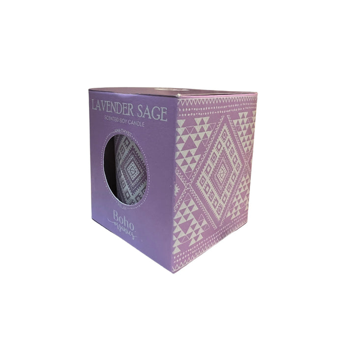 Boho Organics Amethyst Soy Candle 120g - Home Candles and Oil Burners by Casaliving&nbsp;