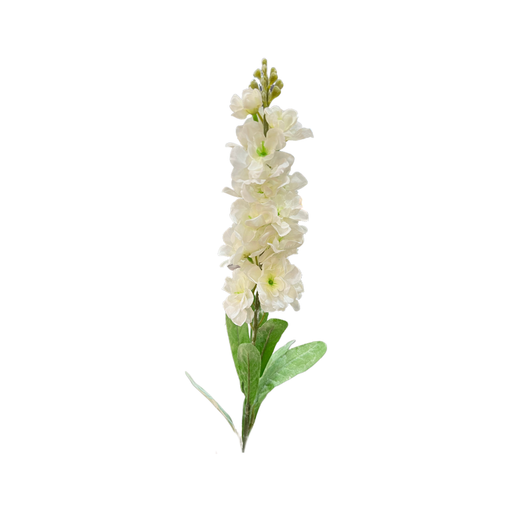 Artificial White Stock Flower - Artificial Flowers by Casaliving&nbsp;