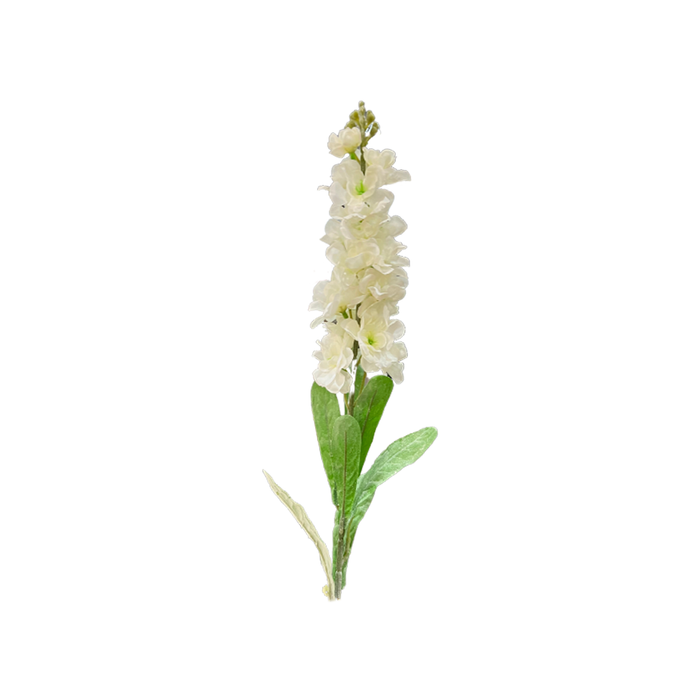 Artificial White Stock Flower - Artificial Flowers by Casaliving&nbsp;