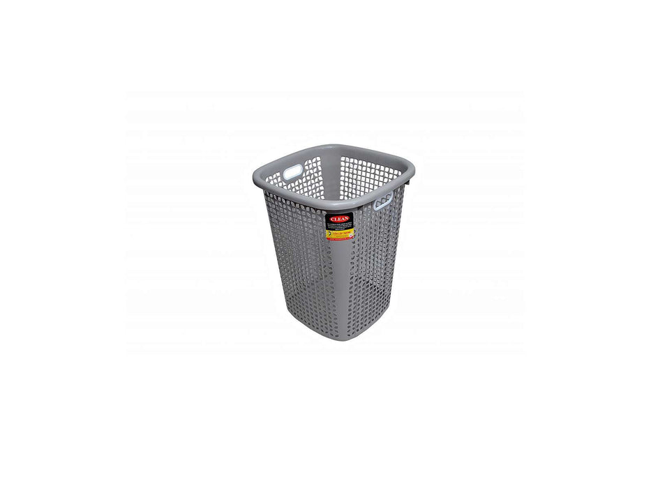 Laundry Basket Square 80L Strong Clothes Container Bathroom Organisation Open Top No Lid Durable