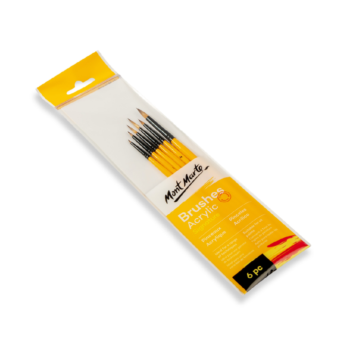 Gallery Series Brush Set Acrylic 6pcs