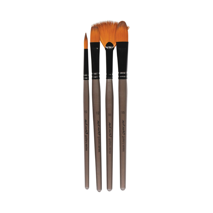 Gallery Series Brush Set Acrylic 4pc
