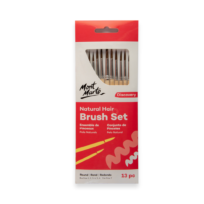 Discovery Natural Hair Round Brush 13pc Set
