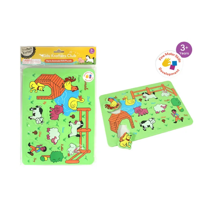 Farm Animals EVA Puzzle