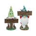 Bearded Gnome with Garden Sign Figurine | Gnome and Bird Figurines by Casaliving&nbsp;