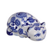 Blue Willow Cat Décor 20cm | Living room decorations by Casaliving