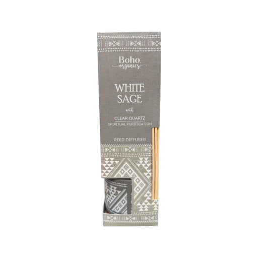 Boho Organics Clear Quartz Reed Diffuser 50ml -&nbsp;diffusers - Home Fragrances by Casaliving&nbsp;